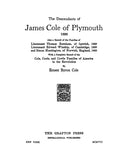 COLE: Descendants of James Cole of Plymouth, 1633 and More 1908