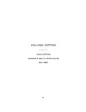 COLLINS: The Collins Family; Gen. Records of John Collins 1640-1760. 1897