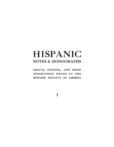 CUBA: Hispanic Notes and Monographs: Essays, Studies, and Brief Biographies Issued by the Hispanic Society of America: Cubans of To-day (Hardcover)