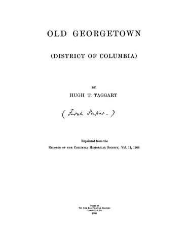 GEORGETOWN, DC: Old Georgetown (District of Columbia) (Softcover)