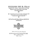 GARCIA: Sucesos de D Frai Garcia Gera Arcbispo de Mejico, a Cuyo Cargo Estuvo el Govierno de la Nueva Espana (Softcover)