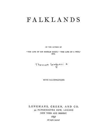 FALKLANDS: Falklands