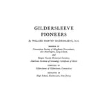 GILDERSLEEVE PIONEERS 1941