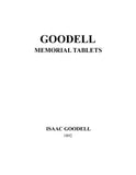 Goodell memorial tablets 1892