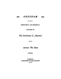 GRESHAM: Biographical and historical sketches of Gresham of America and Overseas