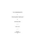 GOULD:  Descendants of Richard Gould of Chatham, MA, 1788-1871