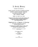 GOWDY FAMILY HISTORY comprising the surnames of Gade, Gaudie, Gawdy, Gowdy, Gaudern, etc. 1919