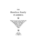 HAMILTON Family in America 1913