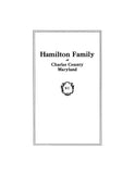 HAMILTON Family of Charles County, Maryland 1930