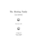 HARDING Family, 1929 edition