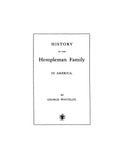 HEMPLEMAN: History of the Hempleman Family in America 1912