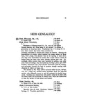 HESS - HIGBEE Genealogy [of NY & PA] 1909