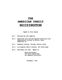 HOISINGTON: American family Hoisington 1934