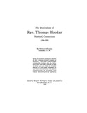 HOOKER: Descendants of Rev. Thomas Hooker, Hartford, CT, 1586-1908. 1909