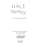 HALE FAMILY [of Virginia and Tennessee] 1934