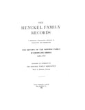 HENCKEL: The Henckel Family Records: Nos. 1-14. 1926-1939