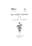 HILL Family History 1927