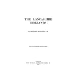 HOLLAND: The Lancashire [England] Hollands 1917