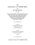 HEYL-HOYLE:  Genealogy of Peiter Heyl (Hoyle) & his descendants, 1100-1936, with intermarried families of Arnold, Bess, Byrd, Cansler, et al 1938