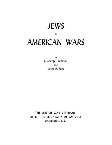 Jews in American Wars