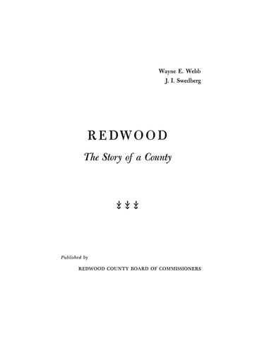 REDWOOD, MN: Redwood, the Story of a County