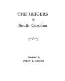 GEIGER: The Geigers of South Carolina 1950