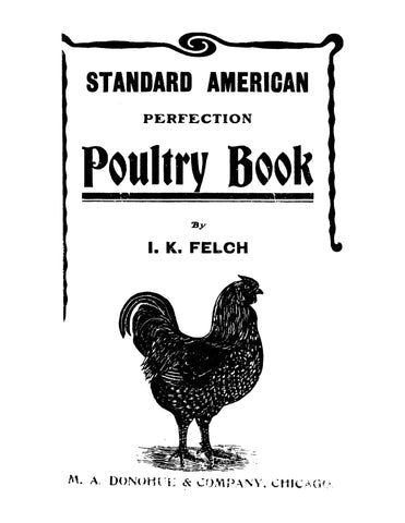 Standard American Perfection Poultry Book (Softcover)