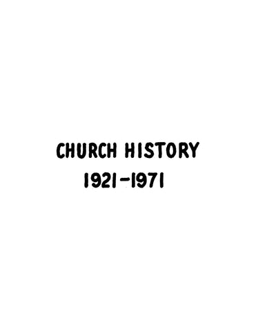 EAU CLAIRE, MI: Church History, 1921-1971 (Softcover)