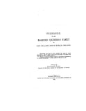 GUINNESS: Pedigree of the Magennis (Guinness) family of New Zealand and Dublin, Ireland 1897