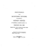 HAYES: Bicentennial gathering of descendants of Henry Hayes at Unionville, PA, with gen. data