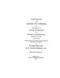 HEINECKE: Genealogy of Adam Heinecke & Henry Vandersaal, 1747-1881, with a brief account of the author's travels 1881