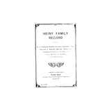 HEINY Family Record 1910