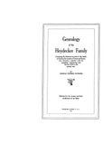 HEYDECKER: Genealogy of the Heydecker Family 1925