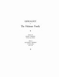 HICKMAN: Genealogy of the Hickman Family, Beginning with Roger Hickman of Kent Co., DE. 1907