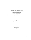 HINSHAW: Thomas Hinshaw The Little Irish Weaver, and Others 1911