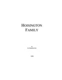 HOISINGTON FAMILY 1930