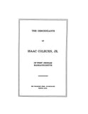 COLBURN: Descendants of Isaac Colburn, Jr. of W. Dedham, MA.