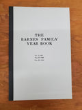 Barnes Family Year Book, Vols. I-III