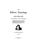 BELLOWS Genealogy: John Bellows the Boy Emigrant of 1635 and His Descendants