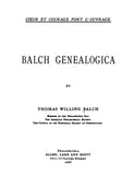 Balch Genealogica