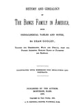 Bangs Family in America: History and Genealogy of the Descendants