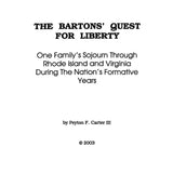 BARTON: The Barton's Quest for Liberty