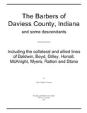 BARBER: The Barbers of Daviess County, Indiana