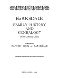 Barksdale Family History & Genealogy