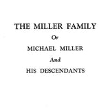 BARNARD - MILLER & Allied Families